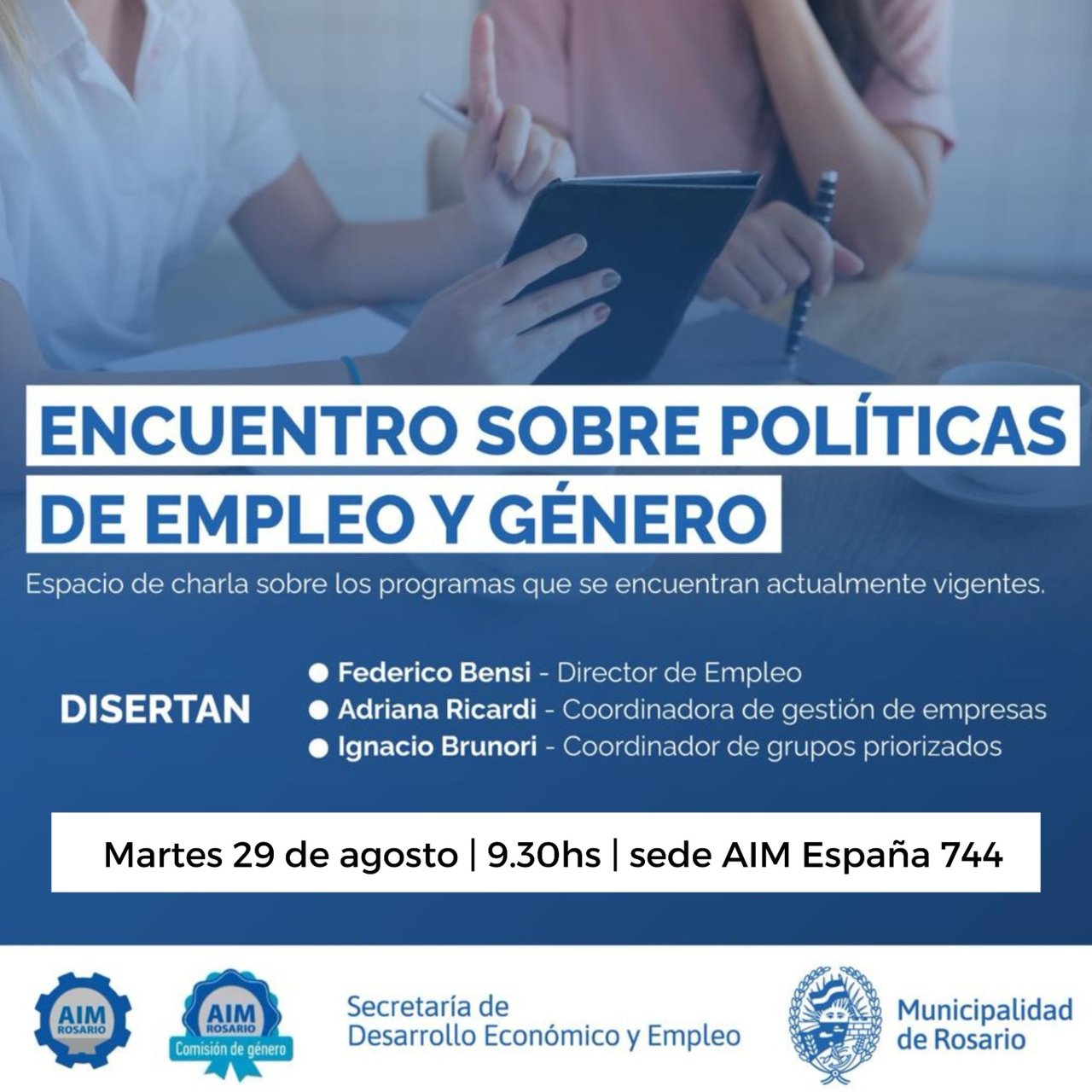 ENCUENTRO SOBRE POLÍTICAS DE EMPLEO Y GÉNERO